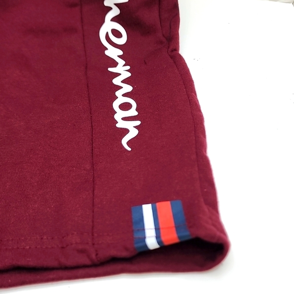 BEN SHERMAN SWEAT SHORTS MAROON COLOR - Picture 3 of 12